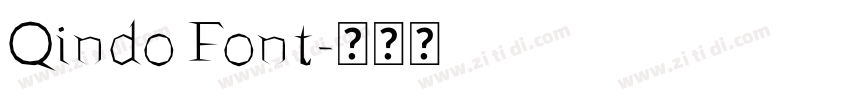 Qindo Font字体转换